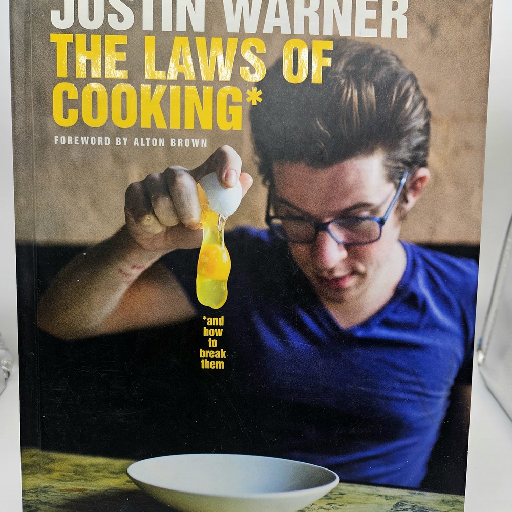 📖HB Cookbook Justin Warner The Laws of Cooking And How To Break Them